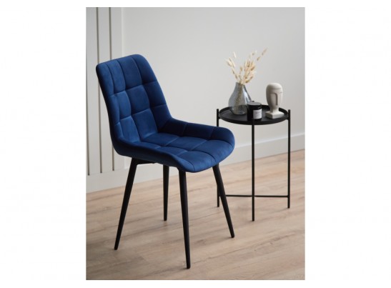 Стул на металлокаркасе Челси 360 К синий (zd 798) / черный в Каменске-Уральском