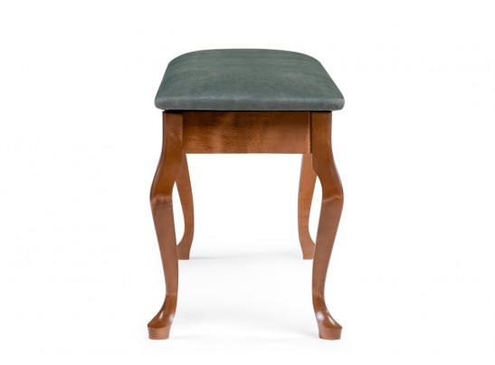 Банкетка Хиль орех / зеленая в Каменске-Уральском