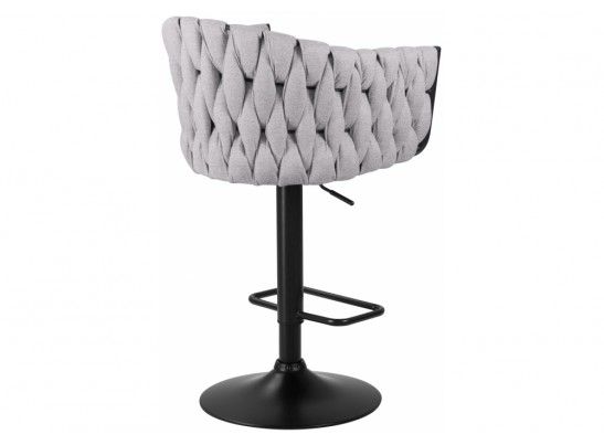 Барный стул 9690-LM Leon серый / черный в Каменске-Уральском