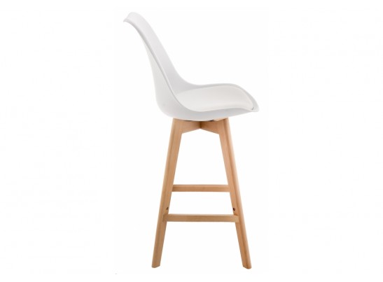 Барный стул Burbon белый в Каменске-Уральском