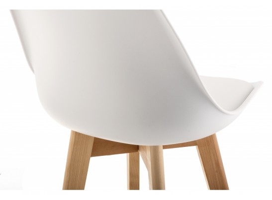 Барный стул Burbon белый в Каменске-Уральском