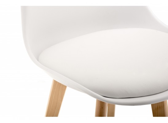 Барный стул Burbon белый в Каменске-Уральском