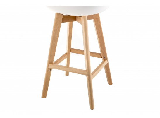 Барный стул Burbon белый в Каменске-Уральском