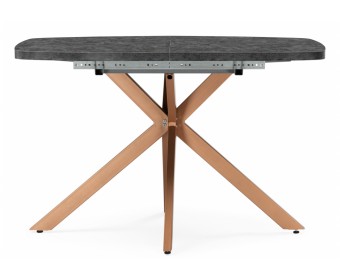 Деревянный стол Кортез 32 116(160)x77 раздвижной малави / медь