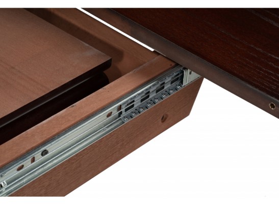 Деревянный стол Коул 110(160)х110х78 орех / коричневая патина в Каменске-Уральском