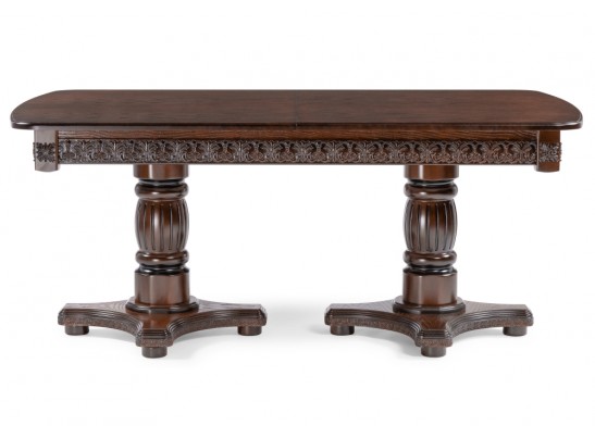 Деревянный стол Морнит 180(240)х100х76 орех темный / орех в Каменске-Уральском