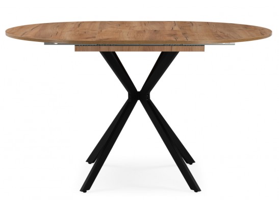 Деревянный стол Орион 90 / 130 дуб крафт золотой / черный матовый в Каменске-Уральском