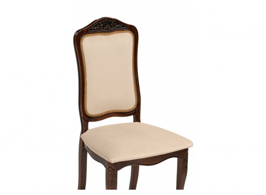 Деревянный стул Эмилин вишня / муса темная 082