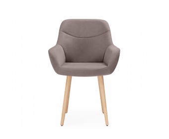 Деревянный стул Флюид латте (zd 290) / светлое дерево