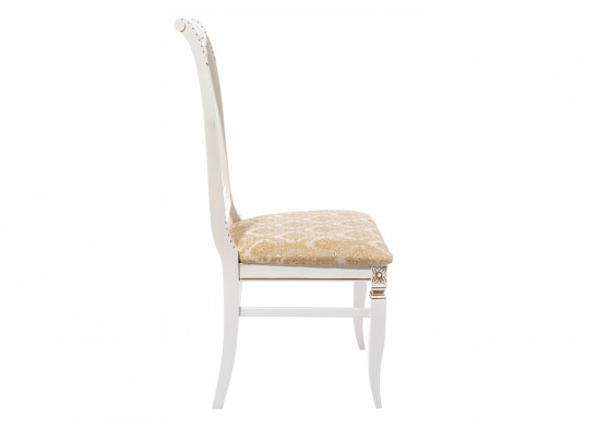 Деревянный стул Roy молочный с патиной в Каменске-Уральском