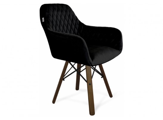 Деревянный стул Sheffilton SHT-ST38/S70 ночное затмение / темный орех / черный в Каменске-Уральском