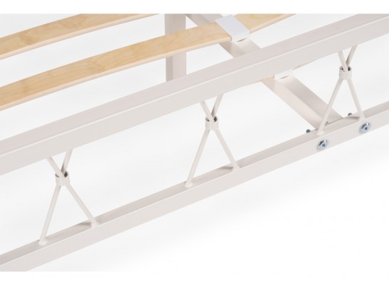 Двуспальная кровать Иоханна 18 160х200 белая в Каменске-Уральском