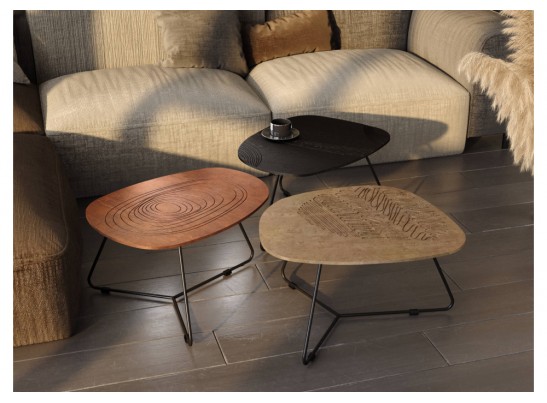 Журнальный столик SHT-CT52-1 тирион / черный муар в Каменске-Уральском