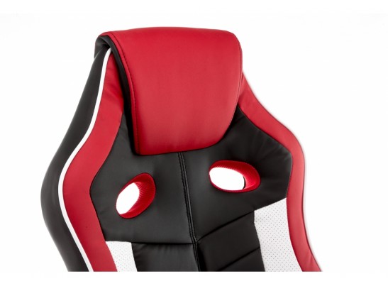 Компьютерное кресло Anis черное / красное / белое в Каменске-Уральском