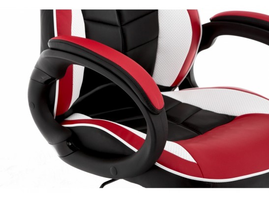 Компьютерное кресло Anis черное / красное / белое в Каменске-Уральском