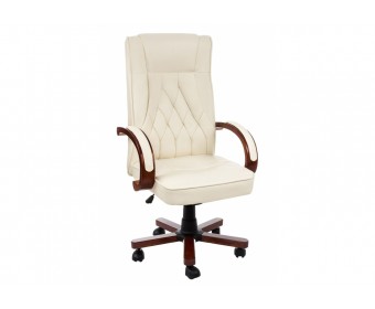 Компьютерное кресло Grandi кремовое