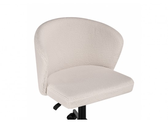 Компьютерное кресло Lika white teddy / black в Каменске-Уральском