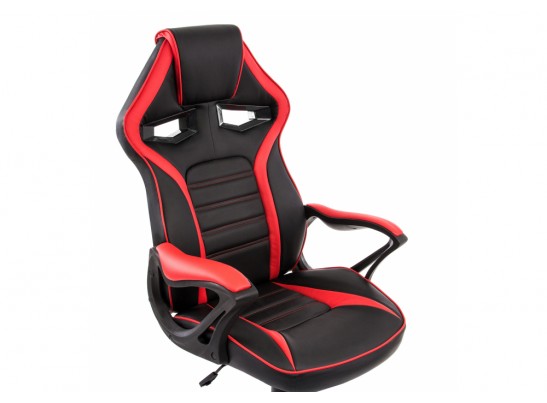 Компьютерное кресло Monza черное / красное в Каменске-Уральском