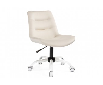 Компьютерное кресло Орди молочное / белое