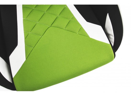 Компьютерное кресло Prime черное / зеленое в Каменске-Уральском