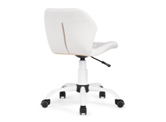 Компьютерное кресло Вальд экокожа белая в Каменске-Уральском