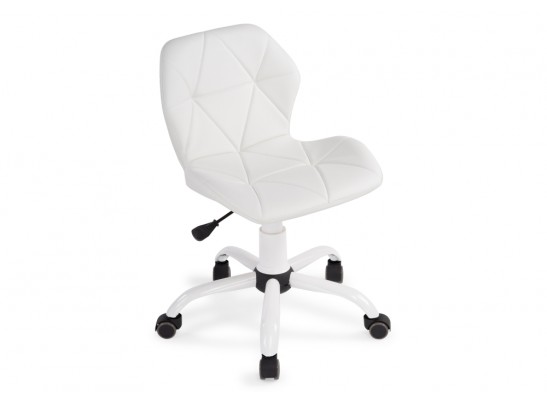 Компьютерное кресло Вальд экокожа белая в Каменске-Уральском