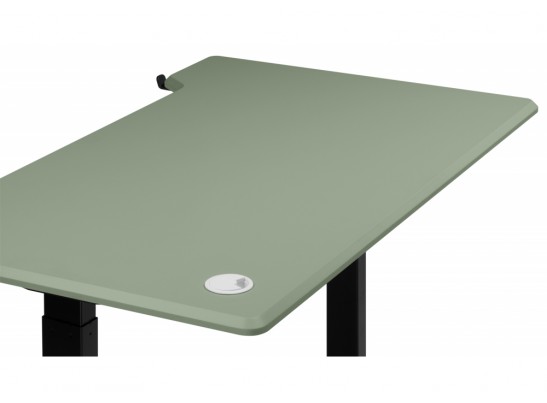 Компьютерный стол Маркос 140х80 зеленый / черный в Каменске-Уральском