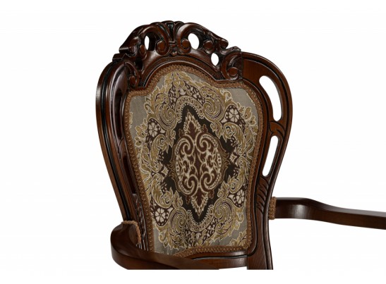 Кресло Bronte муса чёрная вишня / патина