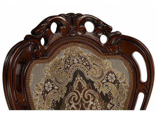 Кресло Bronte муса чёрная вишня / патина