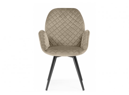 Кресло Муат поворотное светло-коричневый / черный