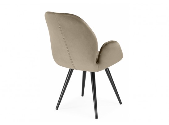 Кресло Муат поворотное светло-коричневый / черный