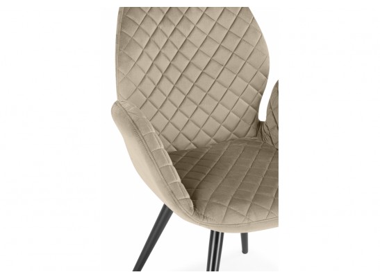 Кресло Муат поворотное светло-коричневый / черный