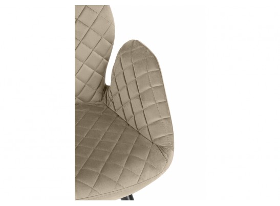 Кресло Муат поворотное светло-коричневый / черный