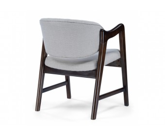 Кресло Никсон ткань мешковина 9199-2 / орех