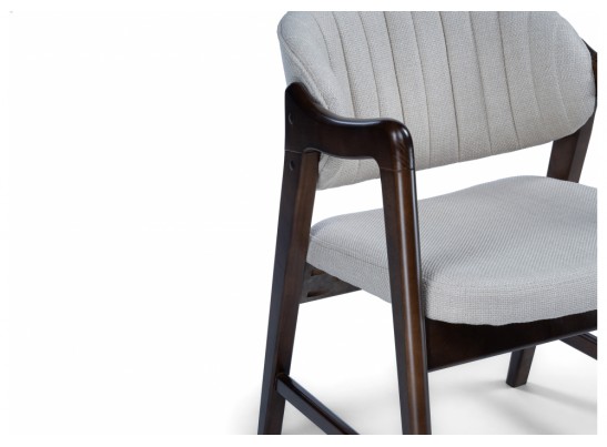 Кресло Никсон ткань мешковина 9199-2 / орех в Каменске-Уральском