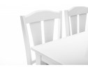 Обеденная группа Mali (стол и 4 стула) white / grey в Каменске-Уральском