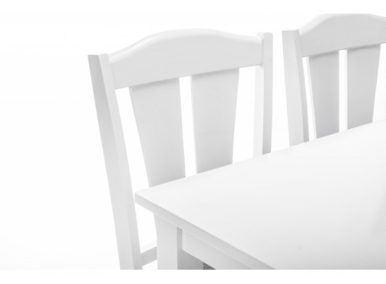 Обеденная группа Mali (стол и 4 стула) white / grey в Каменске-Уральском