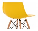 Пластиковый стул Eames PC-015 желтый в Каменске-Уральском