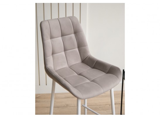 Полубарный стул Челси 360 латте (zd 290) / белый в Каменске-Уральском