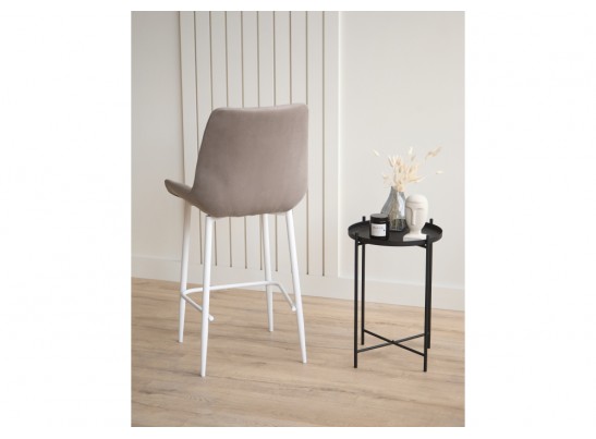 Полубарный стул Челси 360 латте (zd 290) / белый в Каменске-Уральском