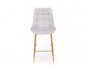 Полубарный стул Челси 360 светло-серый (zd 960) / золотой в Каменске-Уральском
