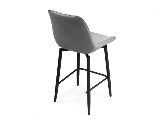 Полубарный стул Седа К крутящийся светло-серый / черный в Каменске-Уральском