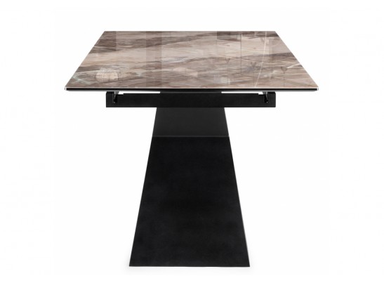 Стеклянный стол Денхольм 240(290)х100х75 каталония / черный в Каменске-Уральском