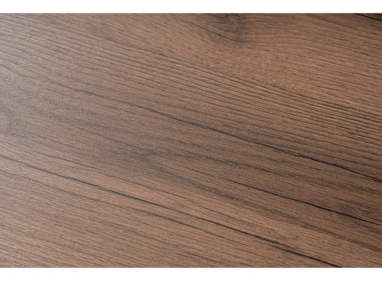 Стол Алеста Лофт 120х60х77 25 мм дуб делано темный / черный матовый в Каменске-Уральском