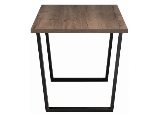 Стол Эльпатия 110 дуб велингтон / черный матовый в Каменске-Уральском