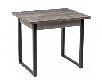 Стол Форли дуб рошелье / черный матовый