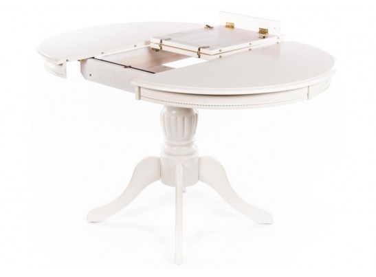 Стол раскладной Toskana 90(125)х90х75 молочно-белый в Каменске-Уральском