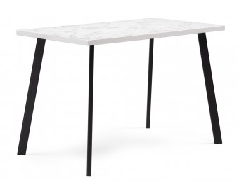 Стол Тринити Лофт 120х60х75 25 мм сабия / матовый черный