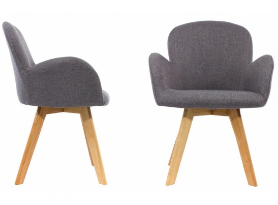 Стул Asia wooden legs / grey fabric в Каменске-Уральском