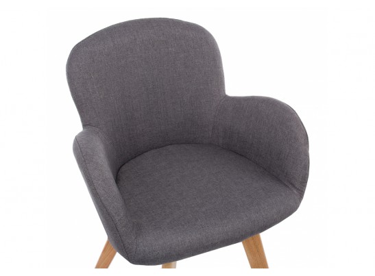 Стул Asia wooden legs / grey fabric в Каменске-Уральском